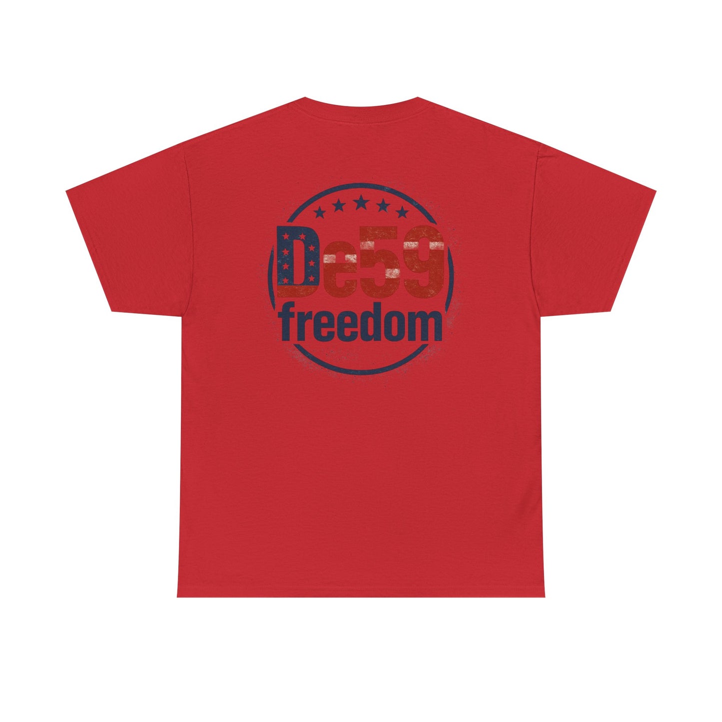 Freedom De59 T-Shirt — Patriotic USA Flag Logo Tee