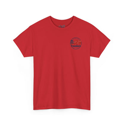 Freedom De59 T-Shirt — Patriotic USA Flag Logo Tee