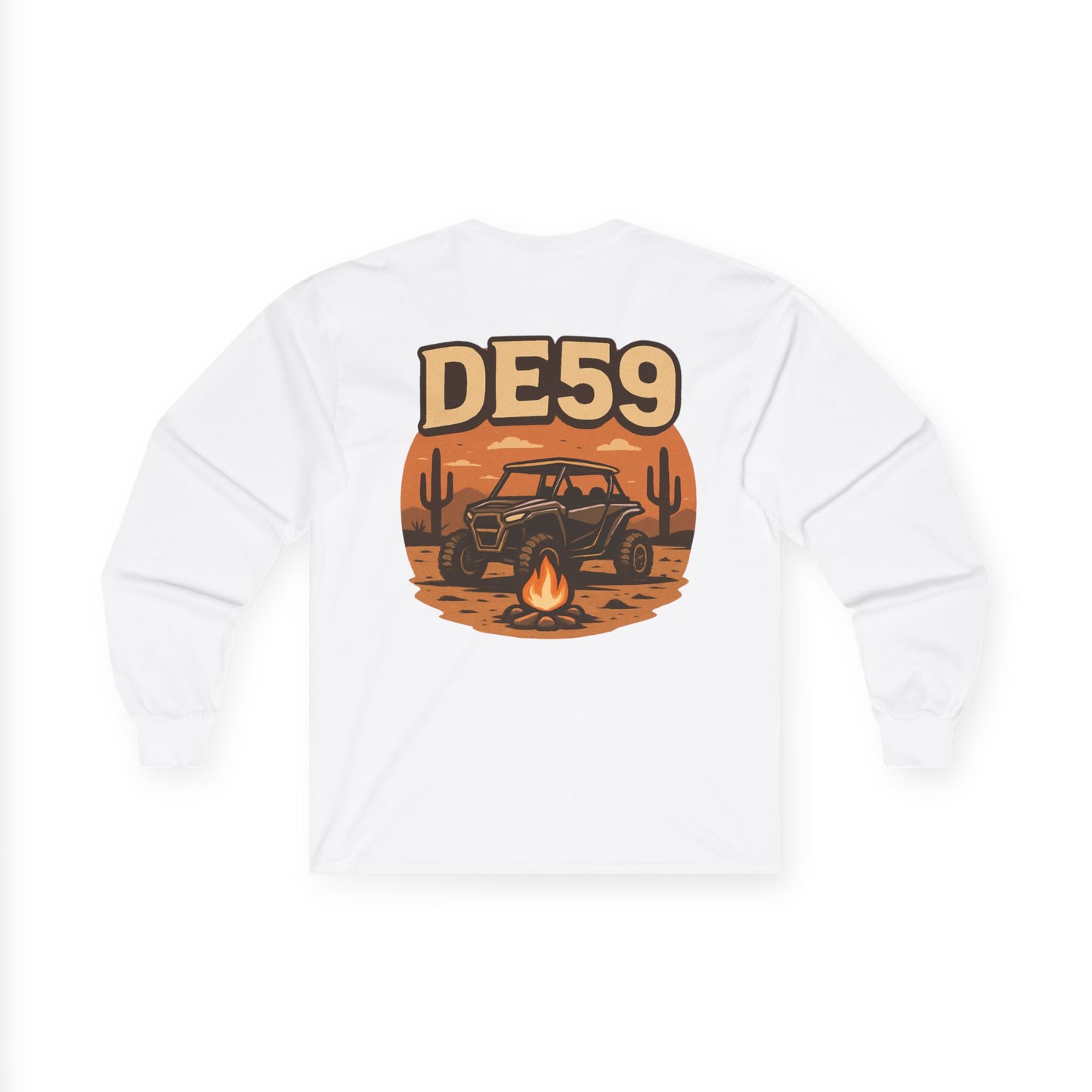DE59 Desert Off‑Road Long Sleeve Tee — Camping & Jeep Adventure Shirt