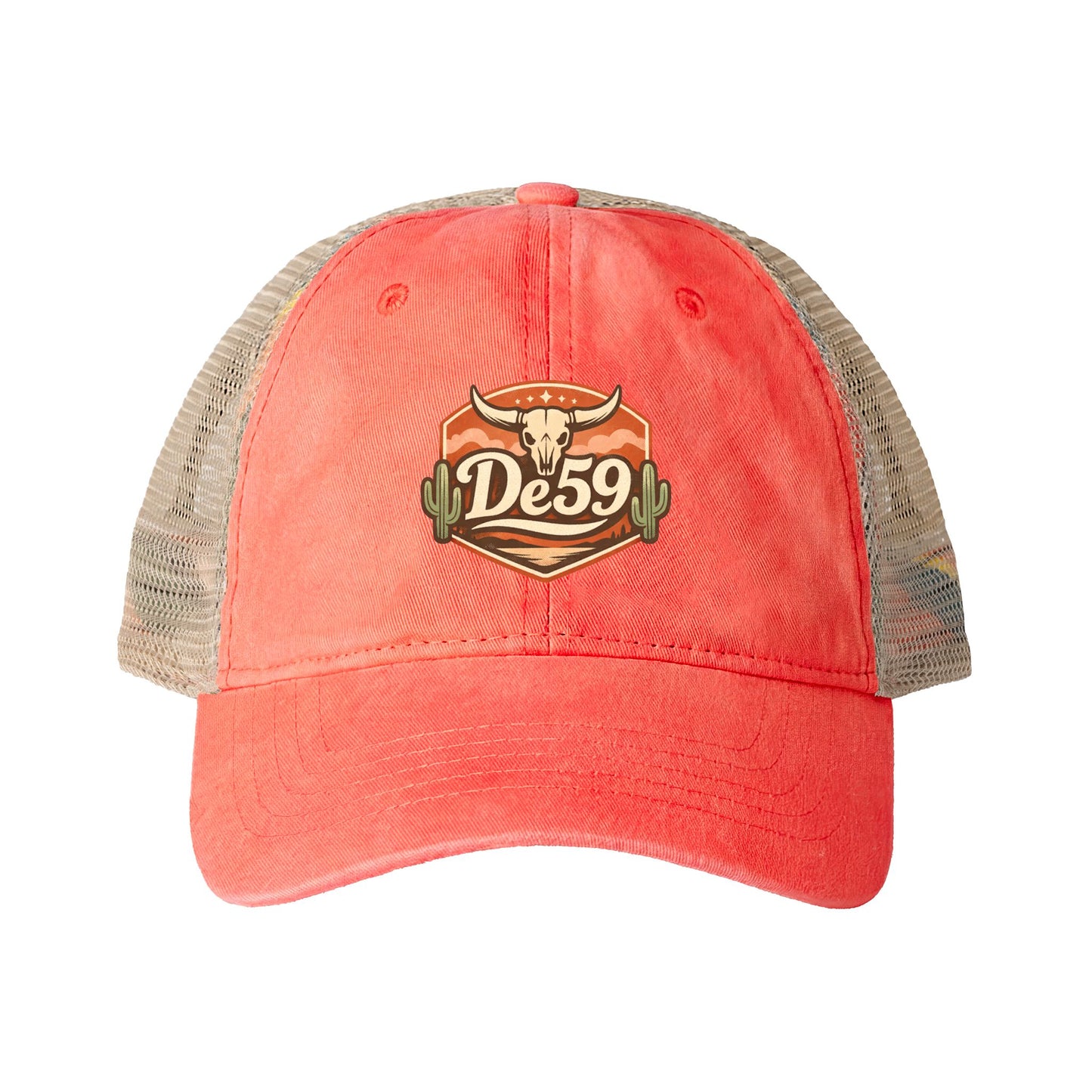 Women's Washed Mesh-Back Cap