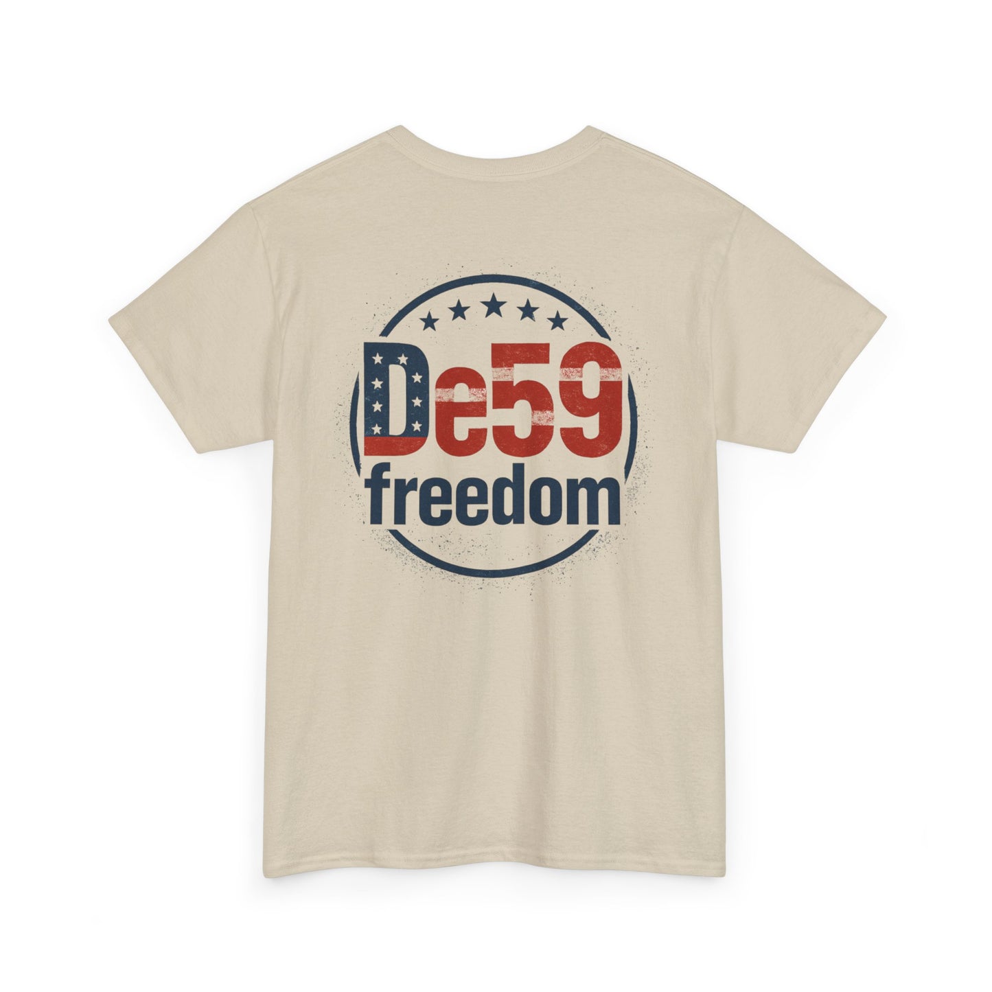Freedom De59 T-Shirt — Patriotic USA Flag Logo Tee