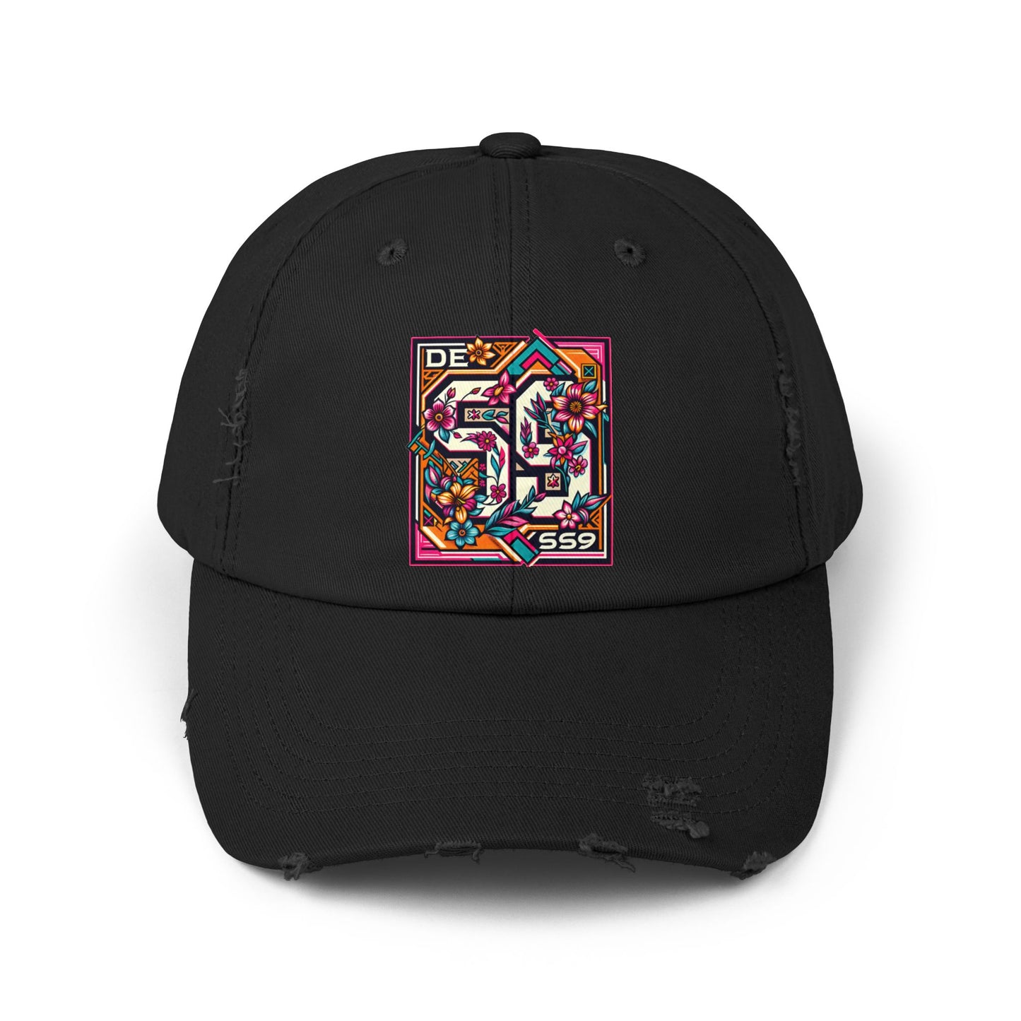 59 steps Distressed Cap