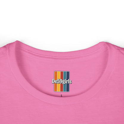 Retro Sunset Stripes with Hibiscus "Da-59"