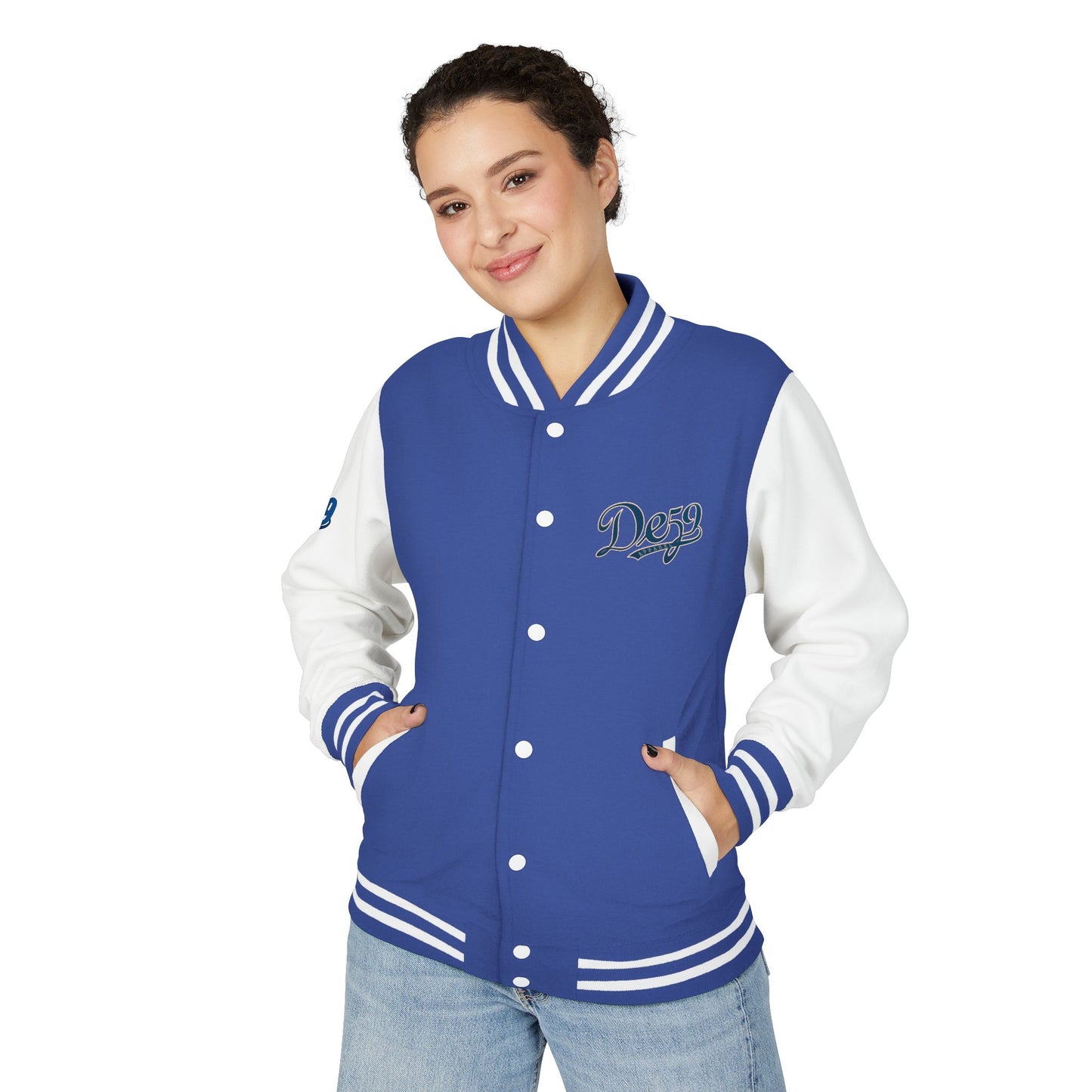 Letterman Jacket — 'De59' Retro world champs Baseball Jacket