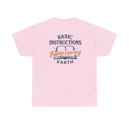 T‑Shirt — "Basic Instructions Before Leaving Earth" Graphic Tee