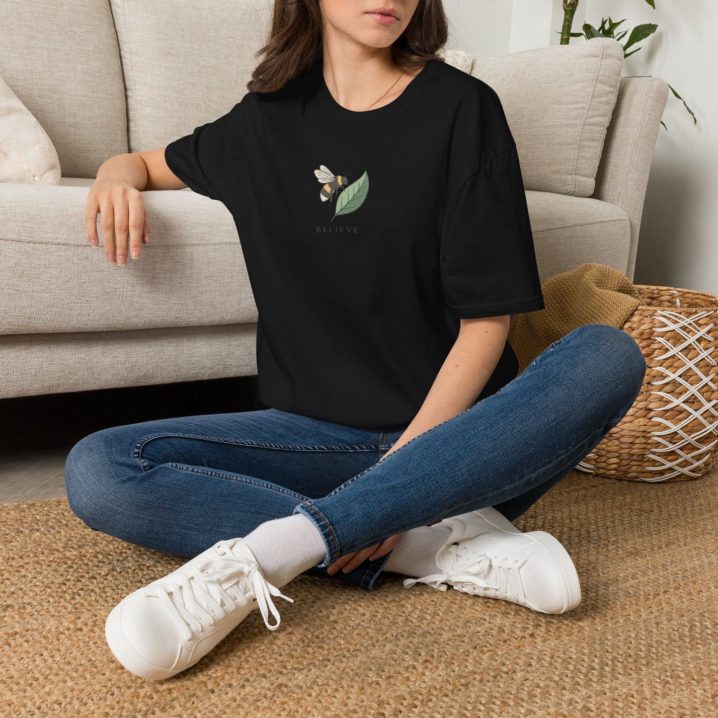 Bee 'Believe'— Minimal Nature Shirt