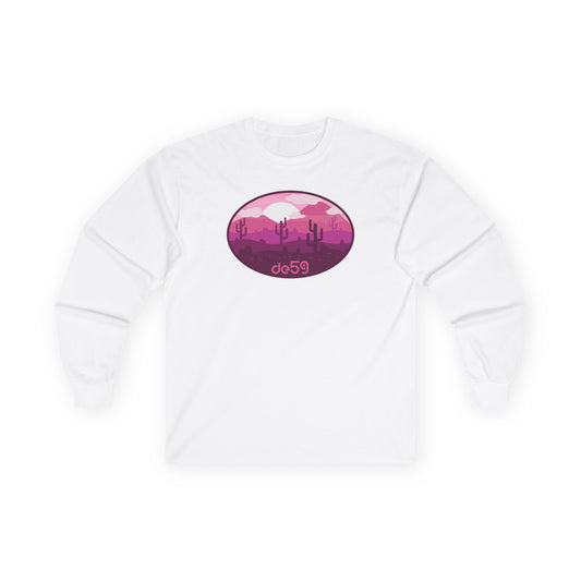 desert rose Cotton Long Sleeve Tee