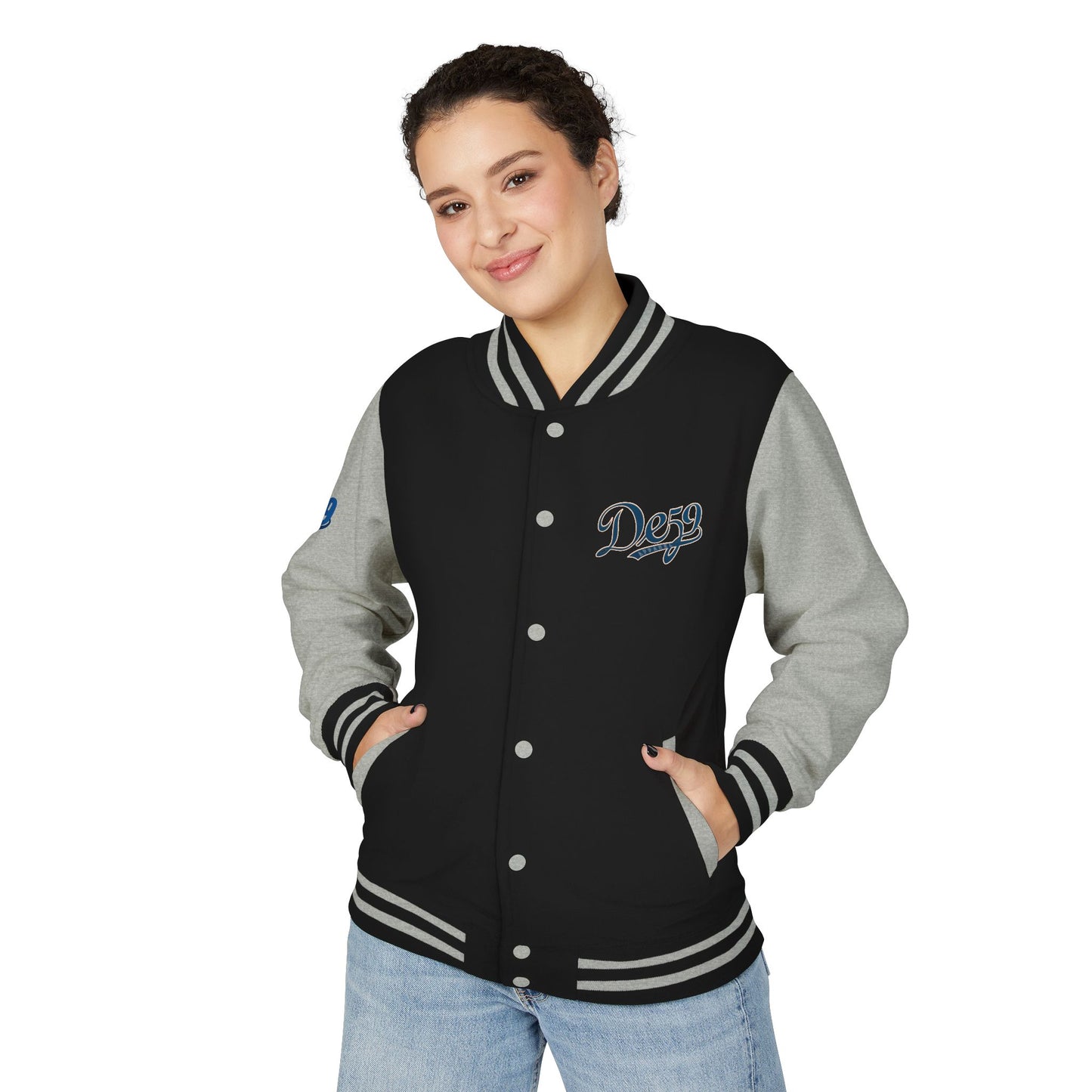 Letterman Jacket — 'De59' Retro world champs Baseball Jacket