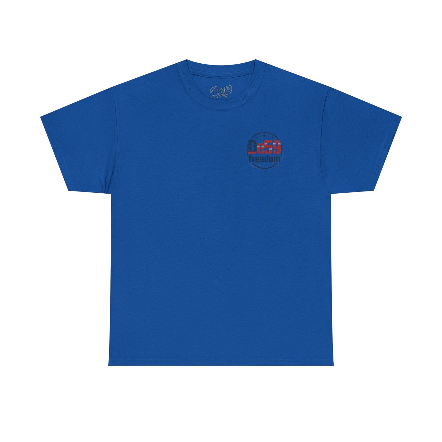 Freedom De59 T-Shirt — Patriotic USA Flag Logo Tee