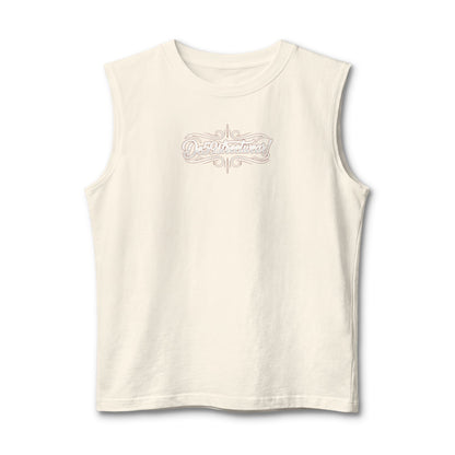 Des59streetwear Muscle Tank — Vintage Script Streetwear Tank Top