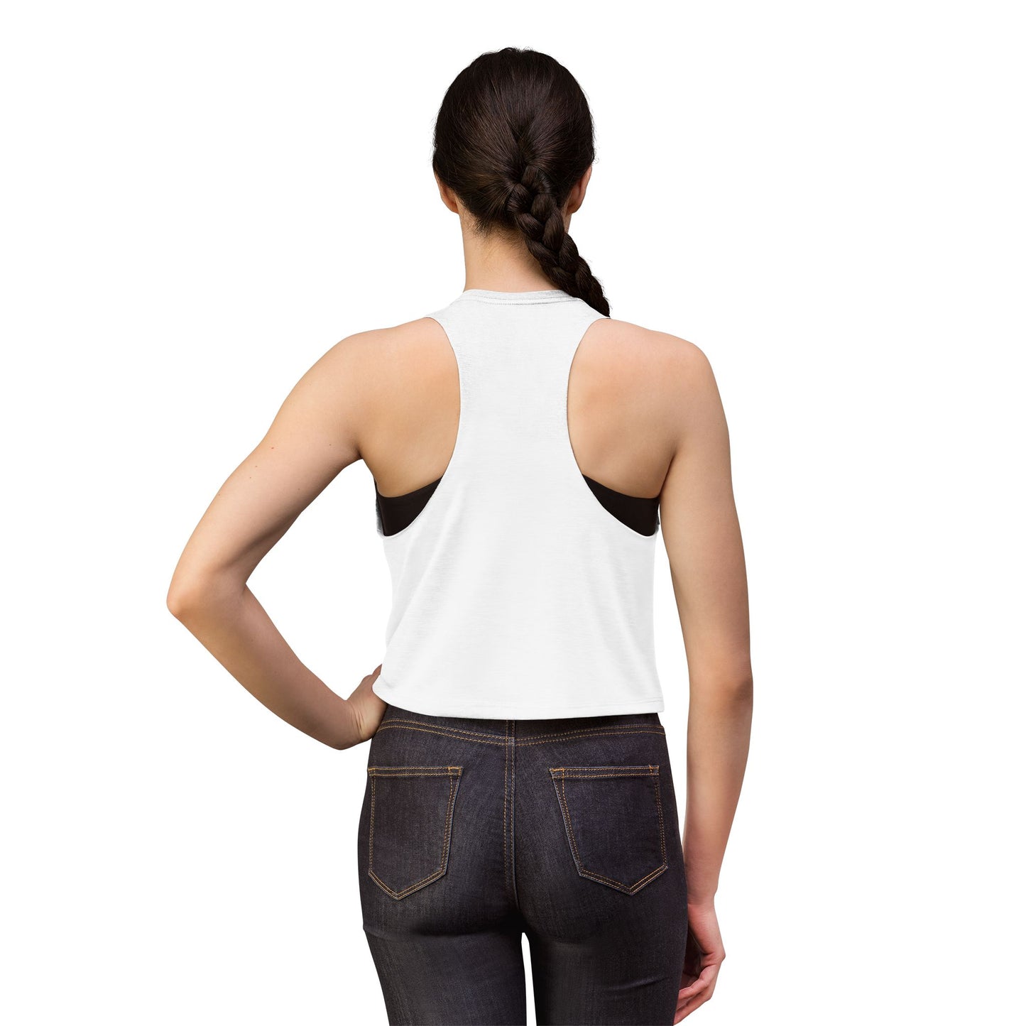 Pastel Bull Skull Crop Top — Women's Boho Western