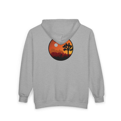 Zip Hoodie — Desert Sunset 'de59' Graphic