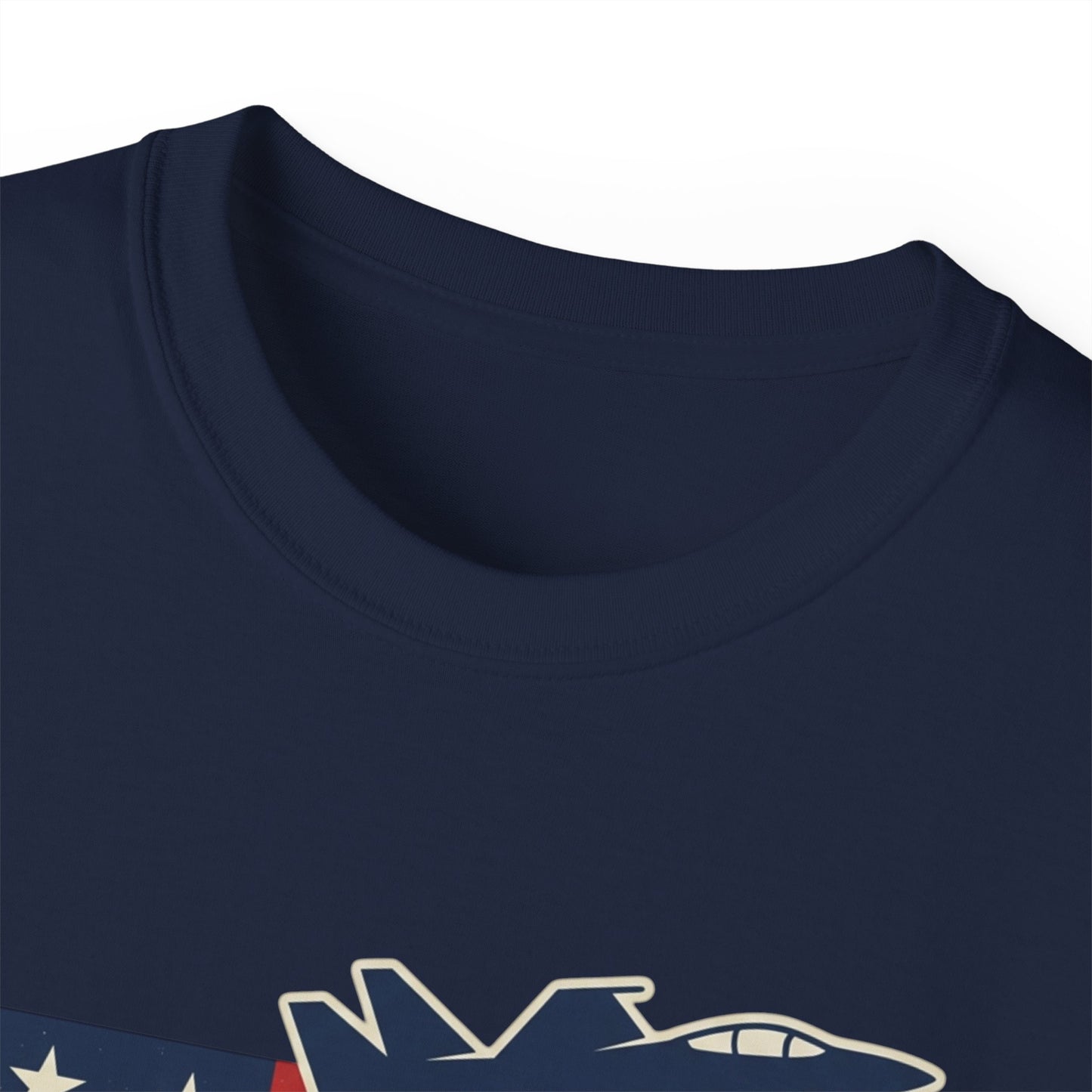 De59 Jet Fighter Tee — American Flag Military Aviation T‑Shirt