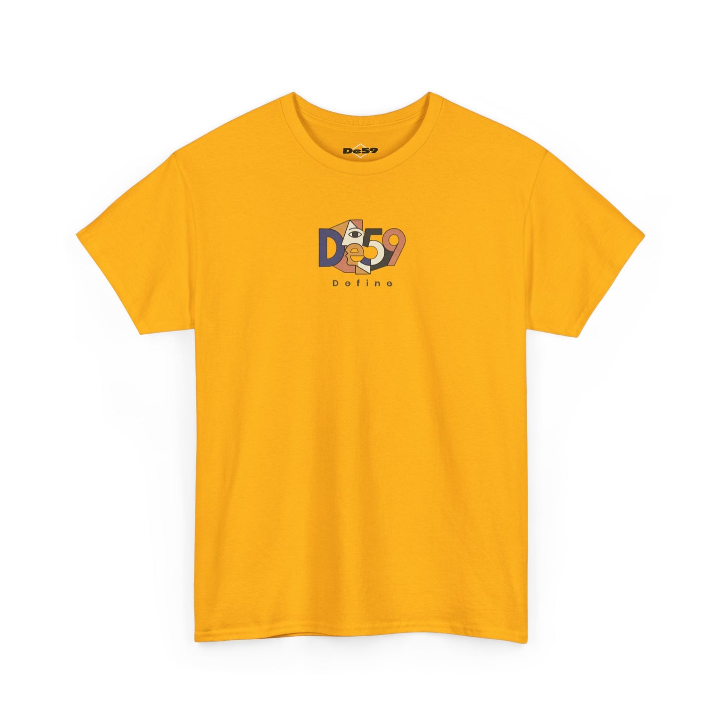 DE59 Abstract Geometric Retro Graphic T-Shirt