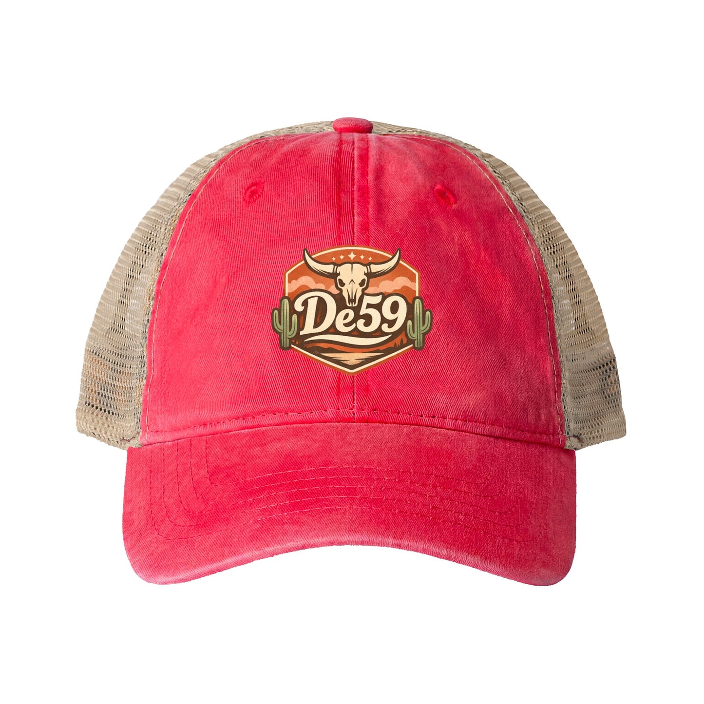 Women's Washed Mesh-Back Cap