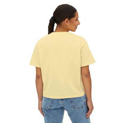 Women's Boxy Tee — 'De59  HIBISCUS  LOVE