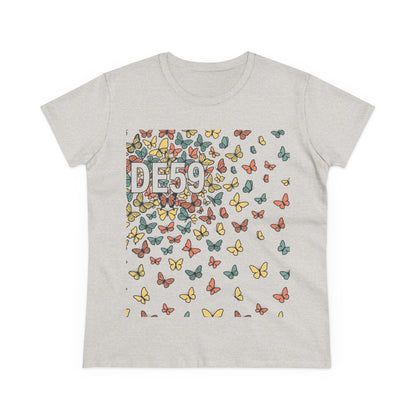 Butterfly Scatter Tee — DE59 Graphic Women's T-Shirt