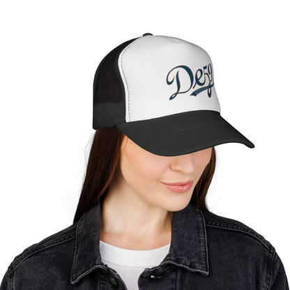 Stylish Embroidered Trucker Cap - Casual Headwear for Everyday Adventures
