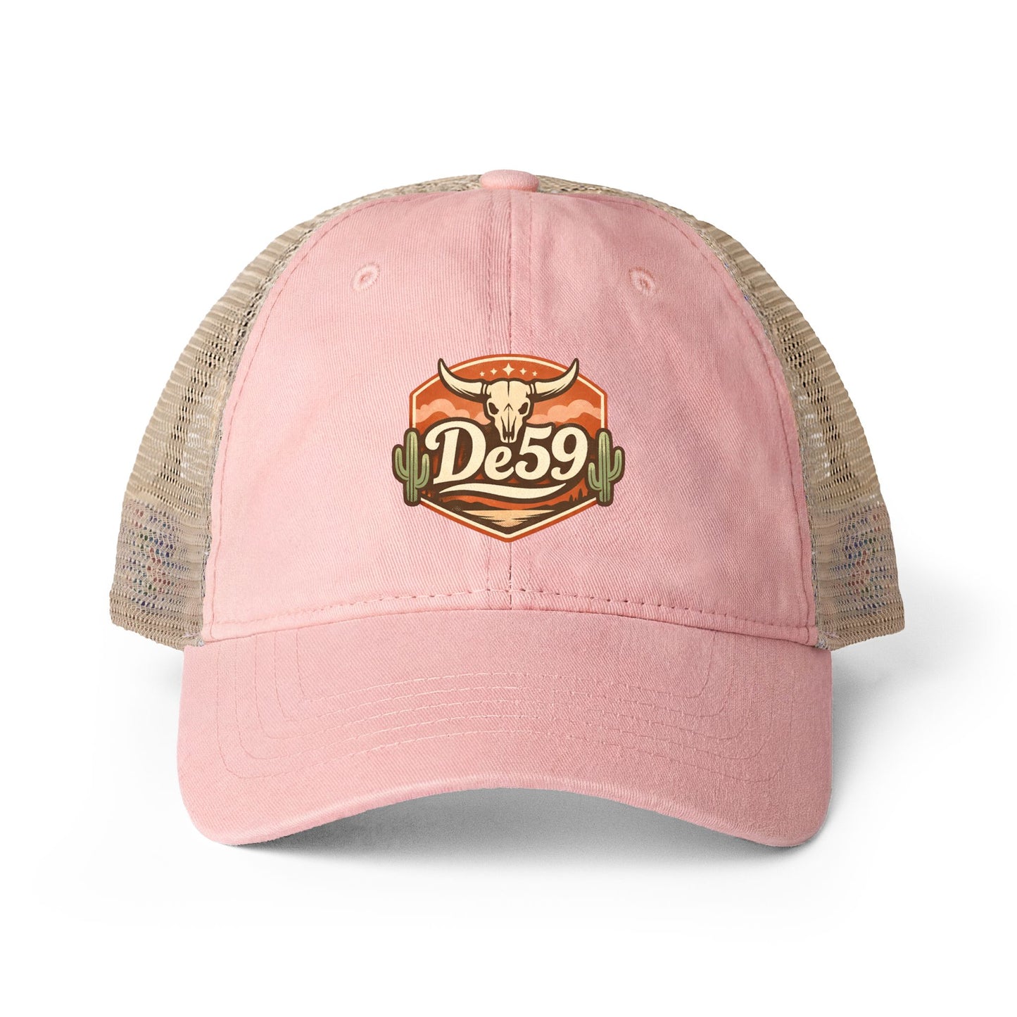 Women's Washed Mesh-Back Cap