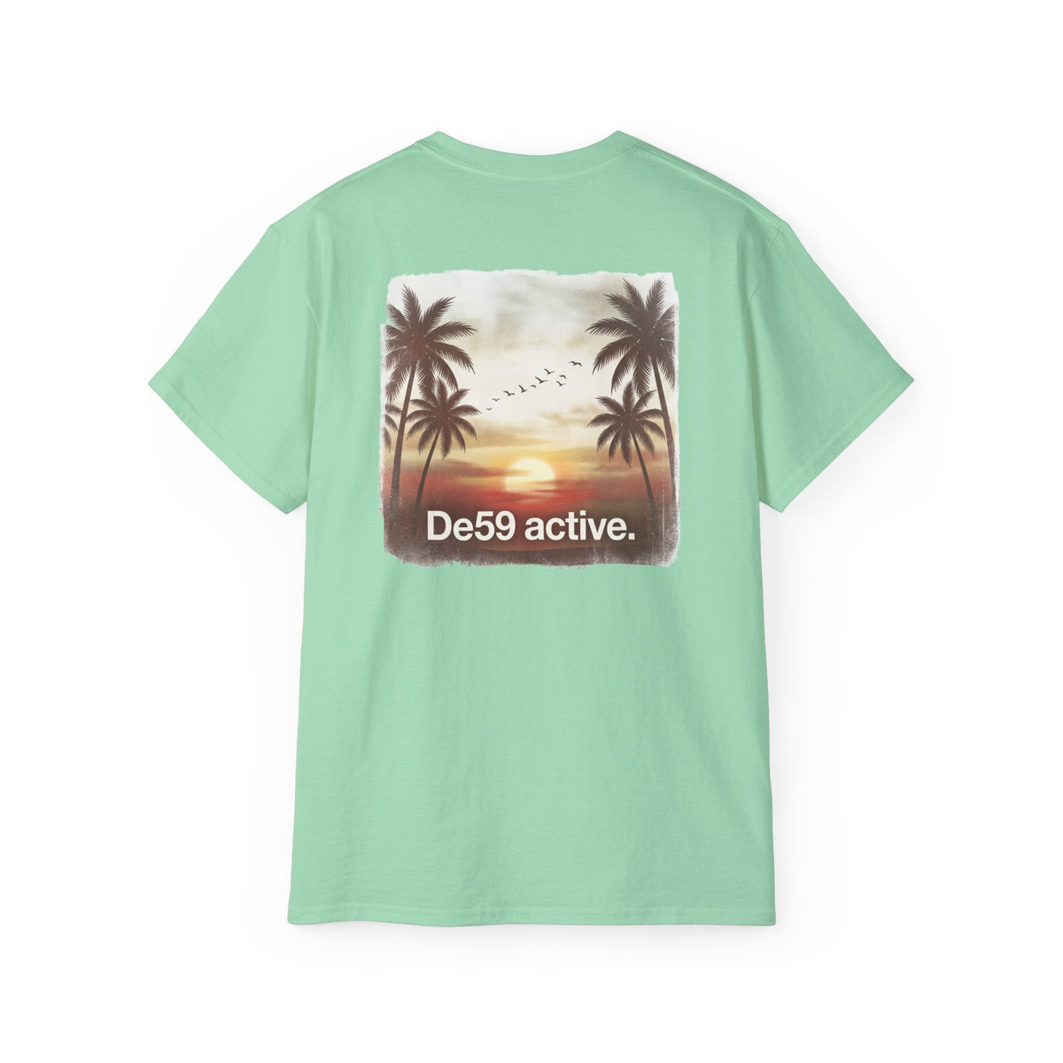 Sunset"De59 active." Text