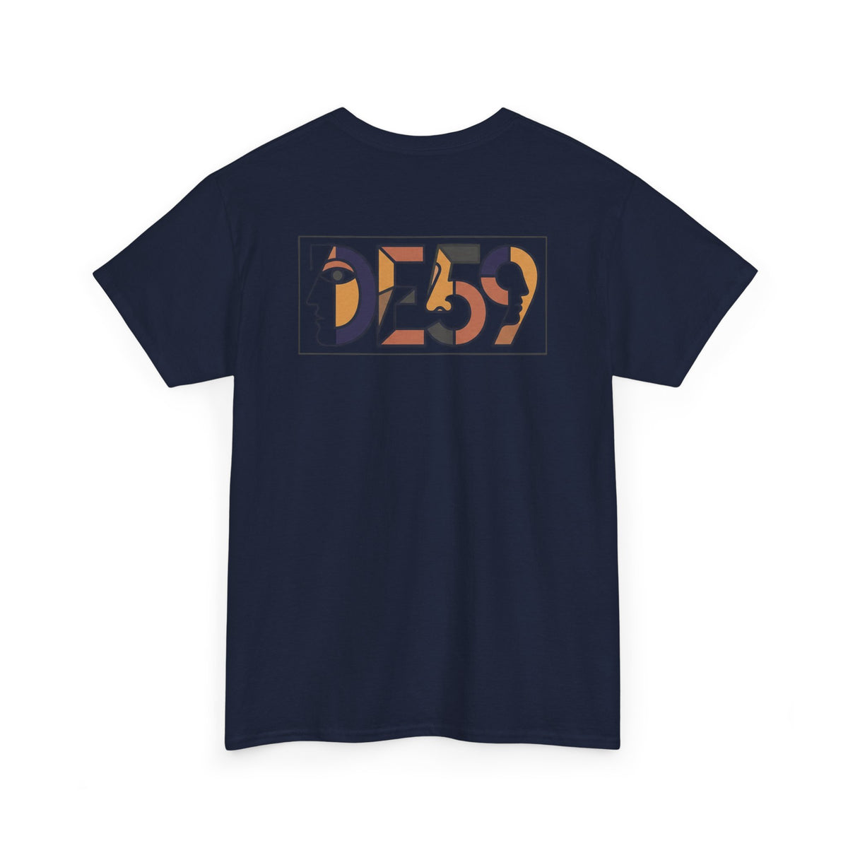 DE59 Abstract Geometric Retro Graphic T-Shirt