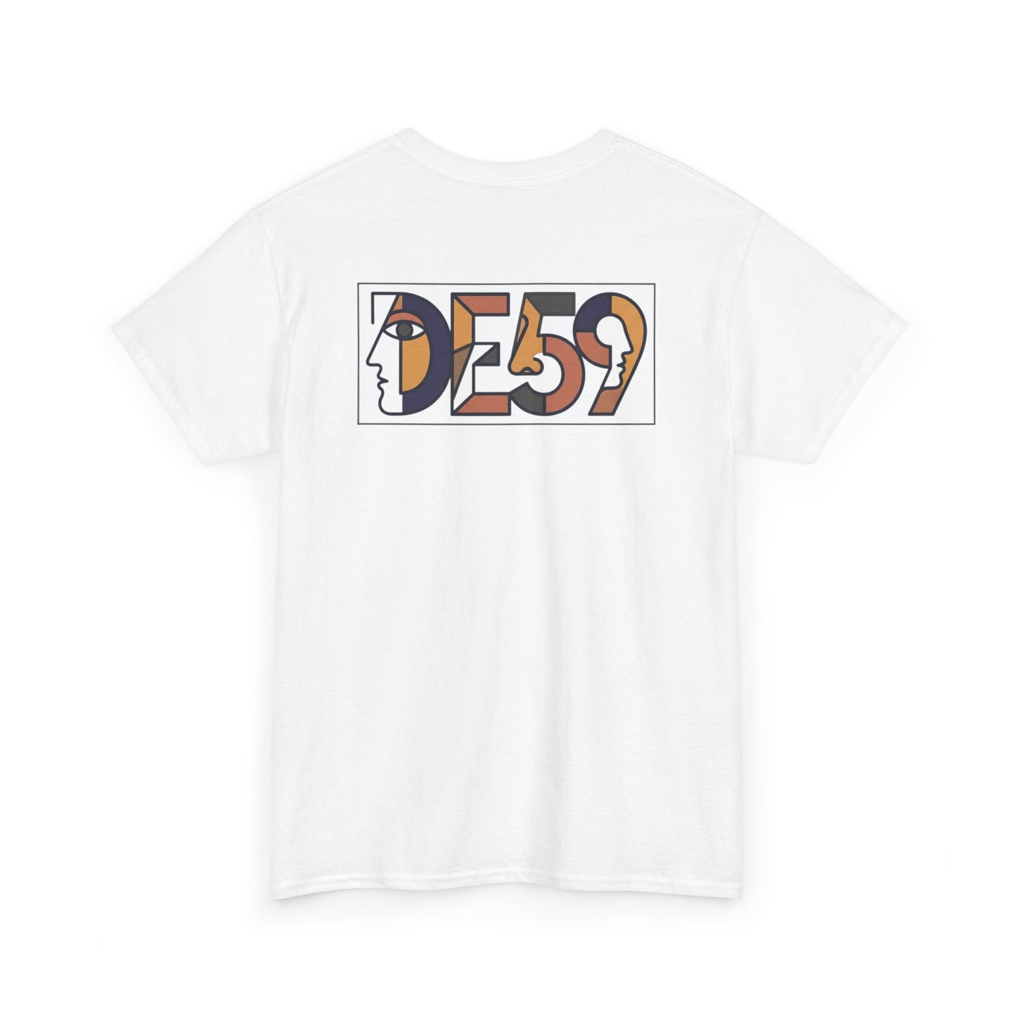 DE59 Abstract Geometric Retro Graphic T-Shirt
