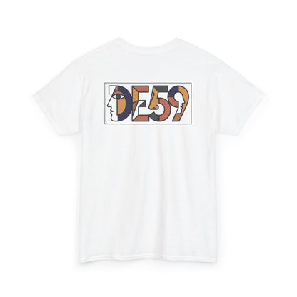 DE59 Abstract Geometric Retro Graphic T-Shirt