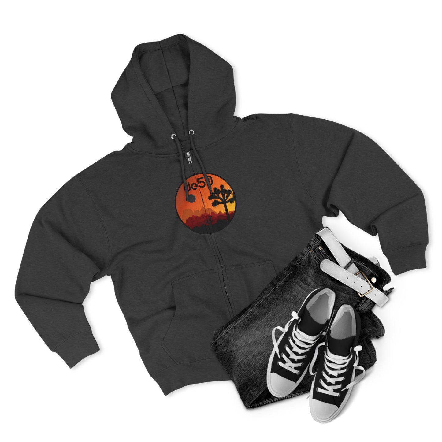 Joshua Unisex Zip Hoodie