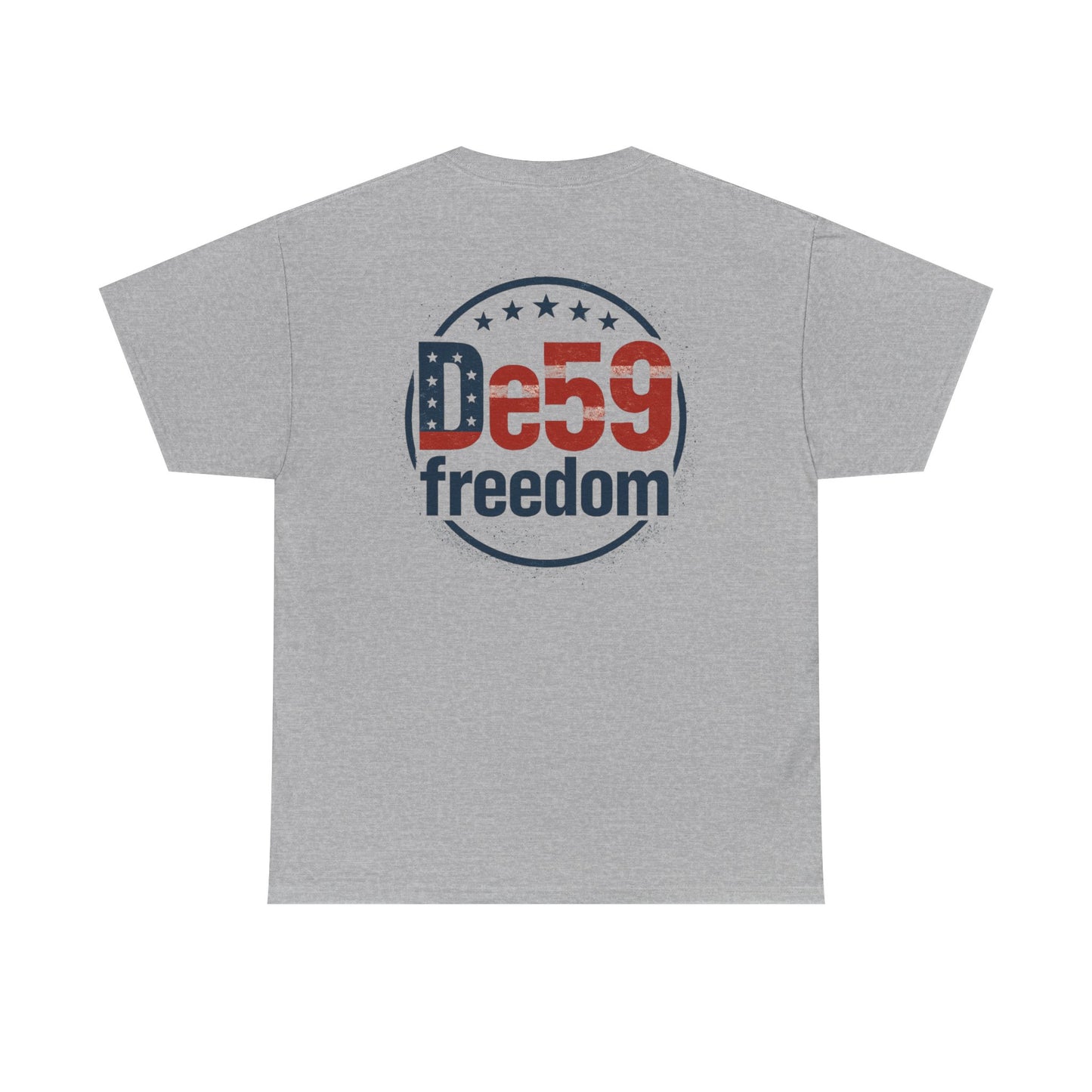 Freedom De59 T-Shirt — Patriotic USA Flag Logo Tee