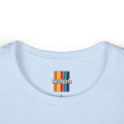 Retro Sunset Stripes with Hibiscus "Da-59"