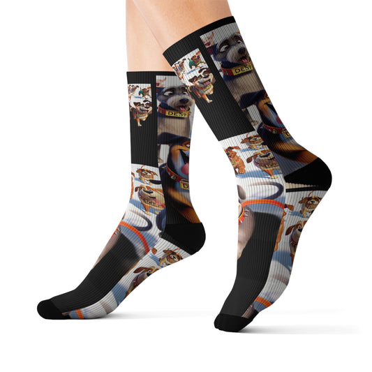 dog waik Socks