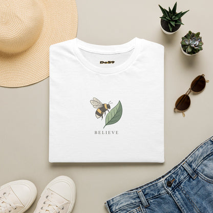 Bee 'Believe'— Minimal Nature Shirt