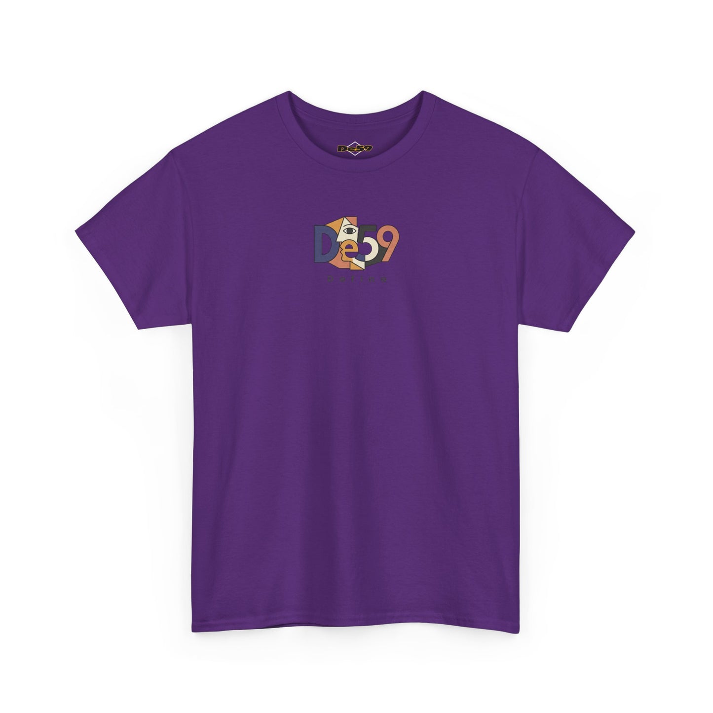 DE59 Abstract Geometric Retro Graphic T-Shirt