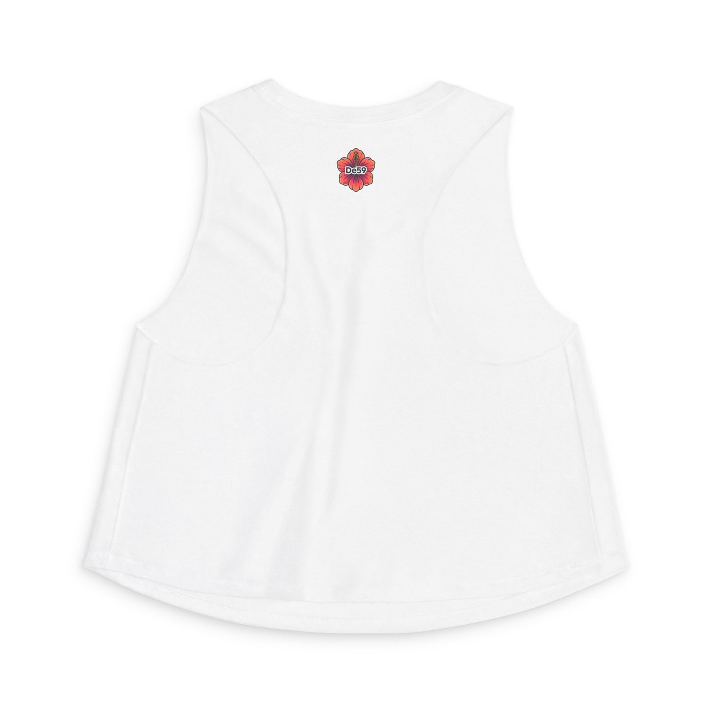 Crop Top — De59 Girls Floral Logo Muscle Tank