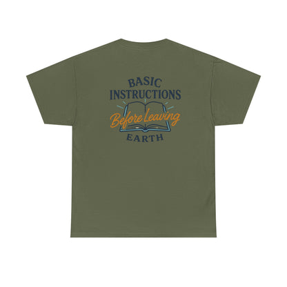 T‑Shirt — "Basic Instructions Before Leaving Earth" Graphic Tee