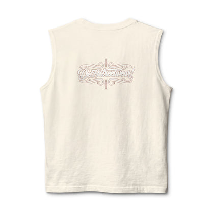 Des59streetwear Muscle Tank — Vintage Script Streetwear Tank Top