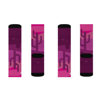 desert rose Sublimation Socks