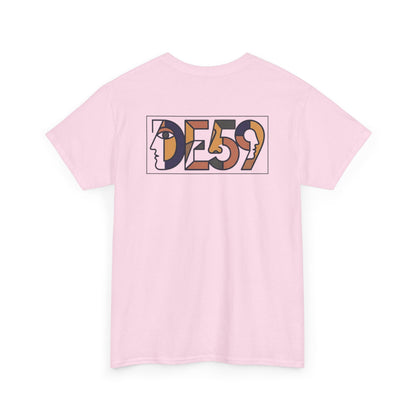 DE59 Abstract Geometric Retro Graphic T-Shirt