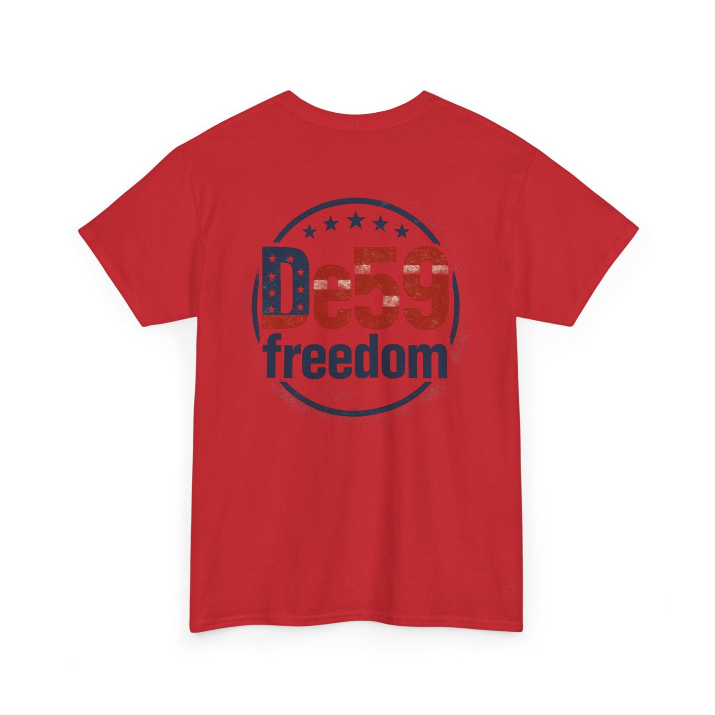 Freedom De59 T-Shirt — Patriotic USA Flag Logo Tee