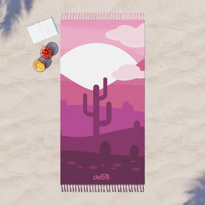 Desert rose Boho Beach Cloth