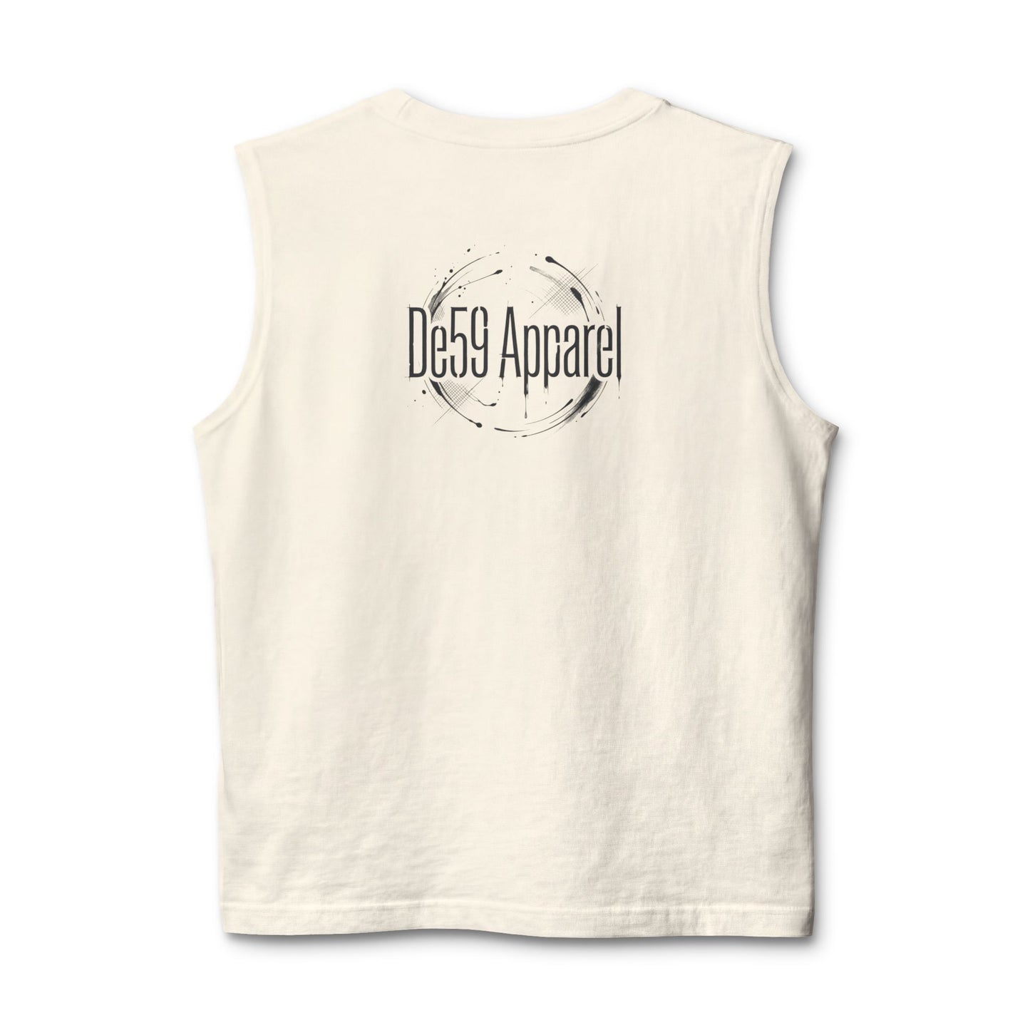 De59 Apparel Muscle Tank — Grunge Logo Sleeveless Tee