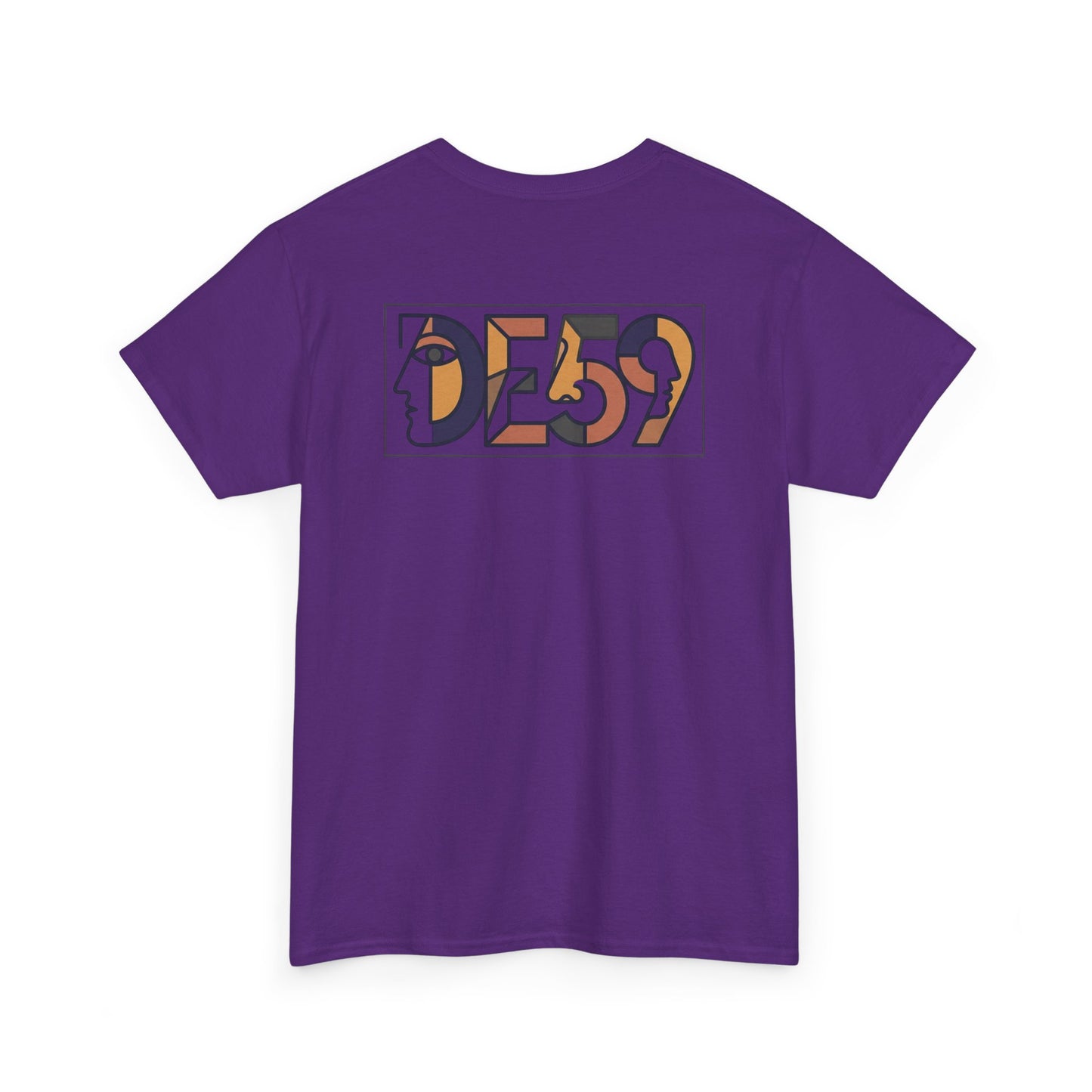 DE59 Abstract Geometric Retro Graphic T-Shirt