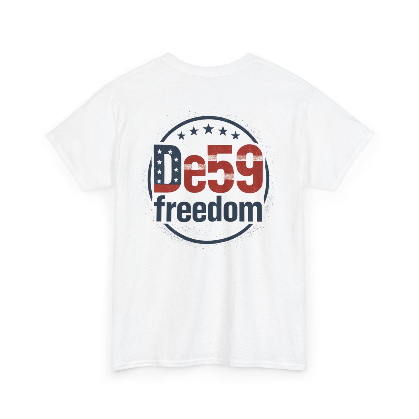 Freedom De59 T-Shirt — Patriotic USA Flag Logo Tee