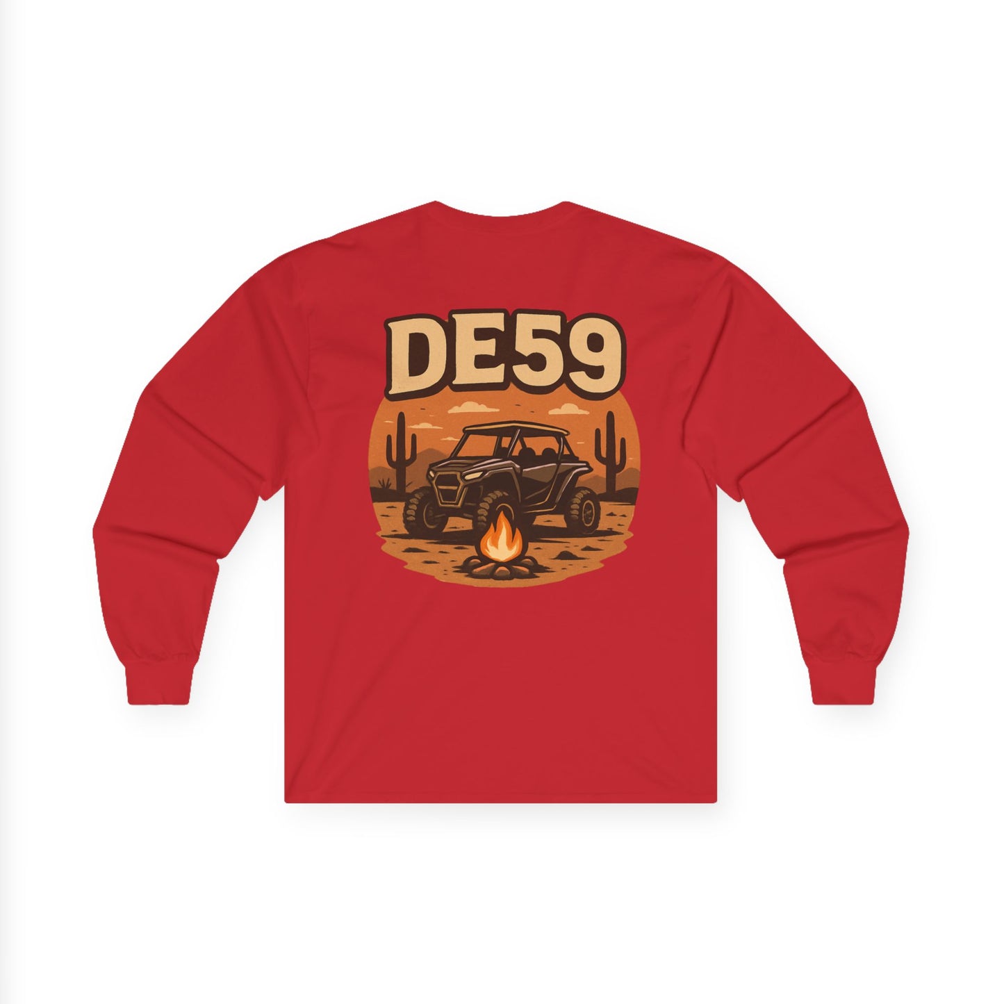 DE59 Desert Off‑Road Long Sleeve Tee — Camping & Jeep Adventure Shirt