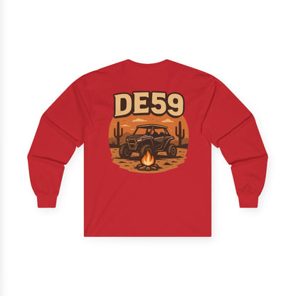 DE59 Desert Off‑Road Long Sleeve Tee — Camping & Jeep Adventure Shirt