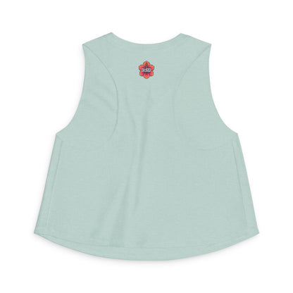 Crop Top — De59 Girls Floral Logo Muscle Tank