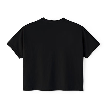 Retro Stripe Boxy Tee — Women's Vintage-Inspired Crop T-Shirt