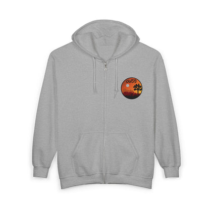 Zip Hoodie — Desert Sunset 'de59' Graphic