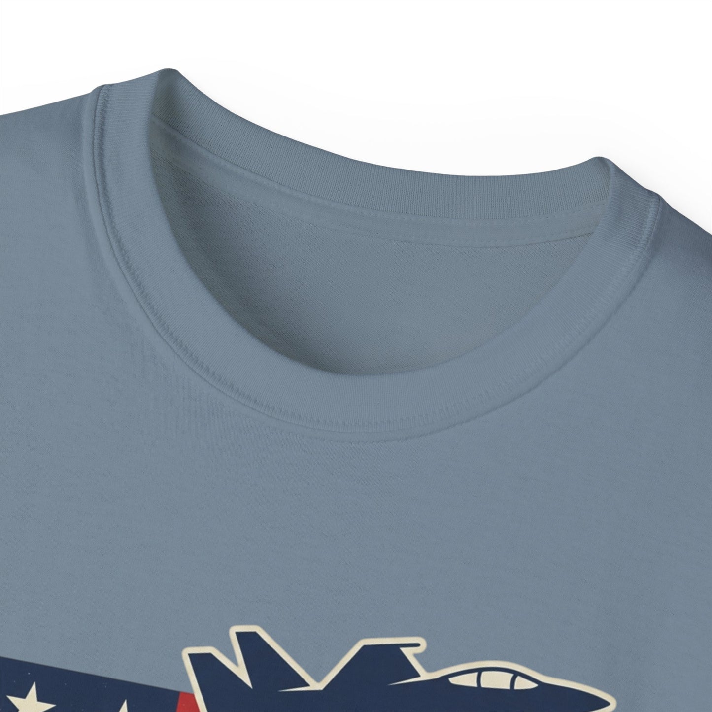 De59 Jet Fighter Tee — American Flag Military Aviation T‑Shirt