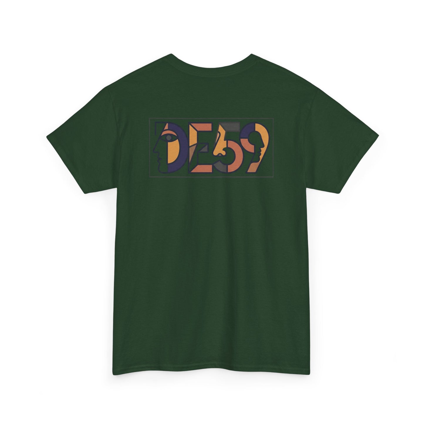 DE59 Abstract Geometric Retro Graphic T-Shirt